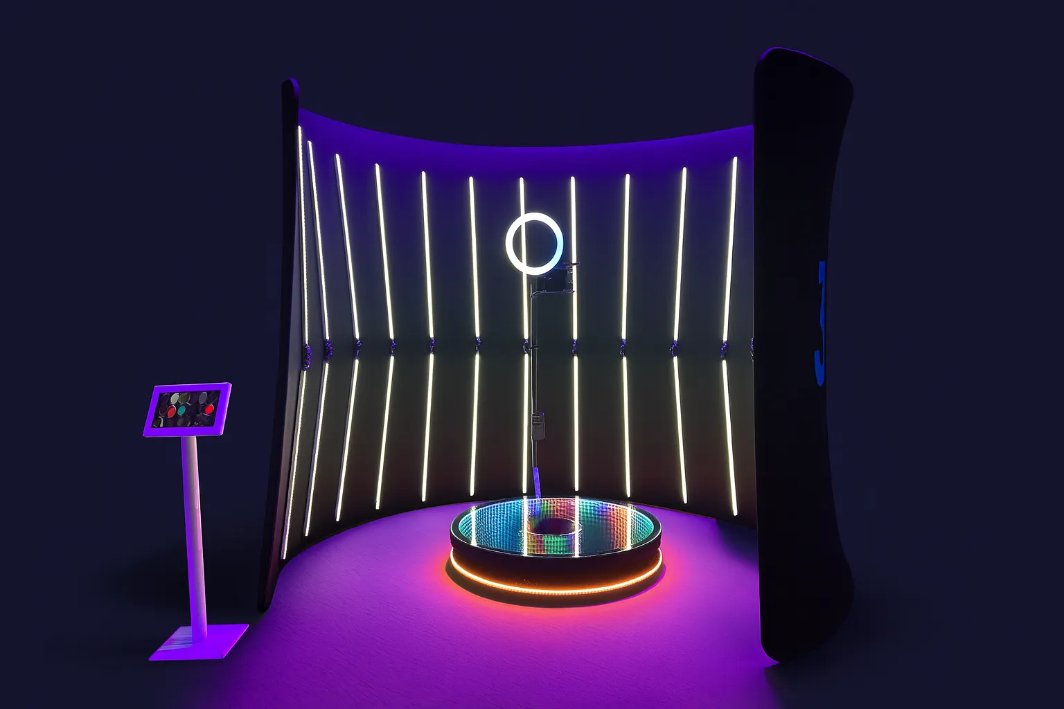 Plateforme Verre LED